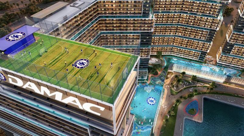 Campo de Futebol no Arranha-Céu